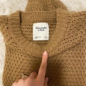 Abercrombie Tan Sweater